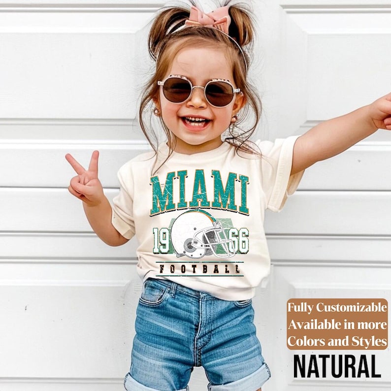 Miami Vintage Kids Toddler T-Shirt · Style 13