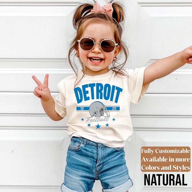Detroit Kids Vintage Tee Style 12