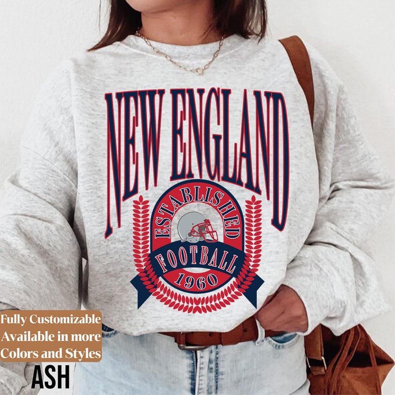 Vintage New England Football adults sweatshirt style 05