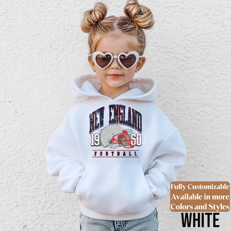 New England Football kids sweatshirt style 04