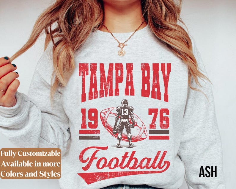 Vintage Tampa Bay Football adults sweatshirt style 01