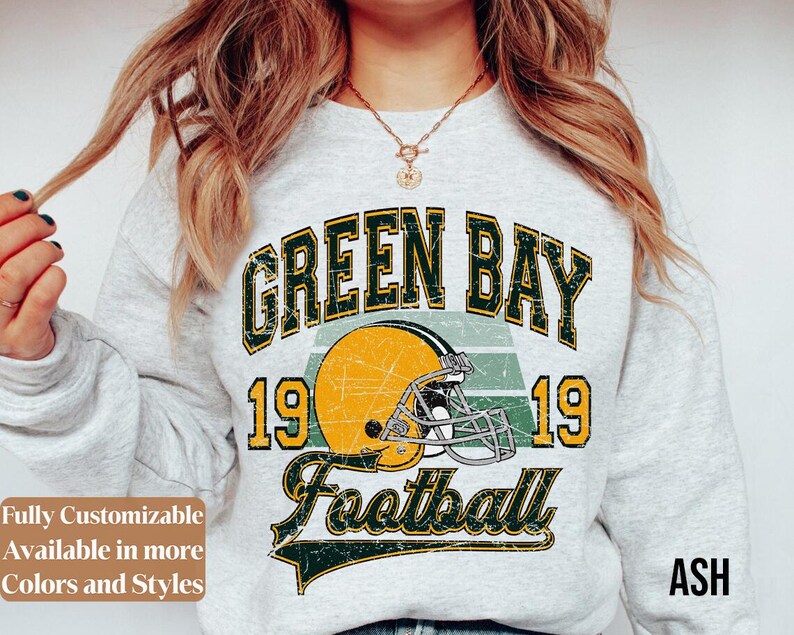 Vintage Green Bay Football Sweatshirt Style 02