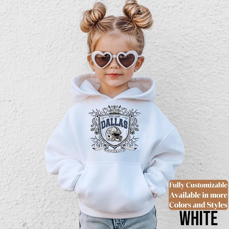 Dallas Kids Vintage Sweatshirt Style 04