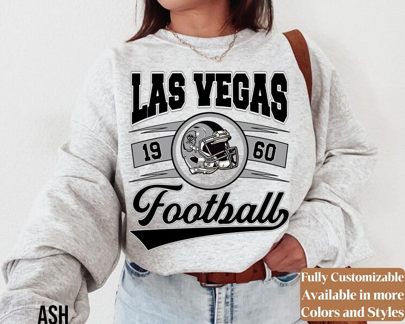 Vintage Las Vegas Football Sweatshirt · Style 03