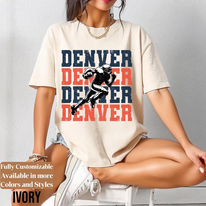 Comfort Colors Denver Football Shirt Style 05