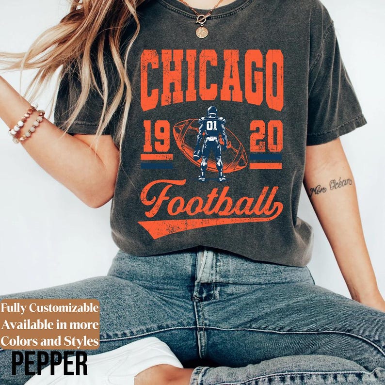 Comfort Colors Vintage Chicago adults shirt style 02