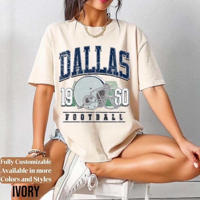 Comfort Colors Dallas Football Shirt Style 05