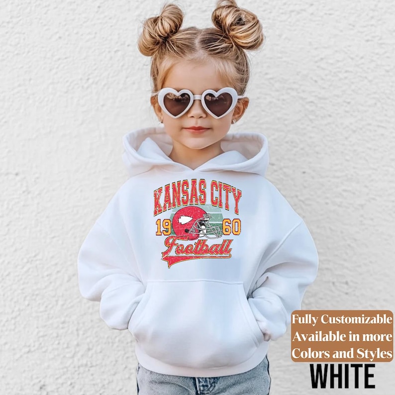 Kansas City Kids Vintage Sweatshirt Style 01