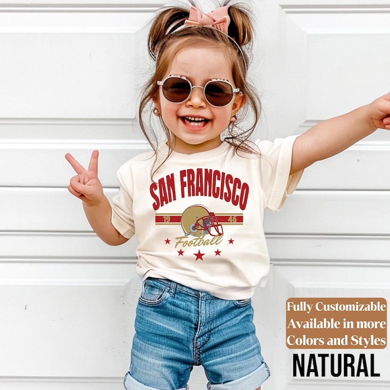 San Francisco kids football shirt style 13