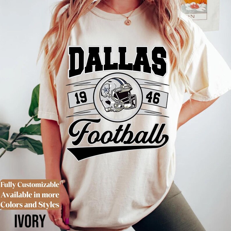 Comfort Colors Dallas Football Shirt Style 03
