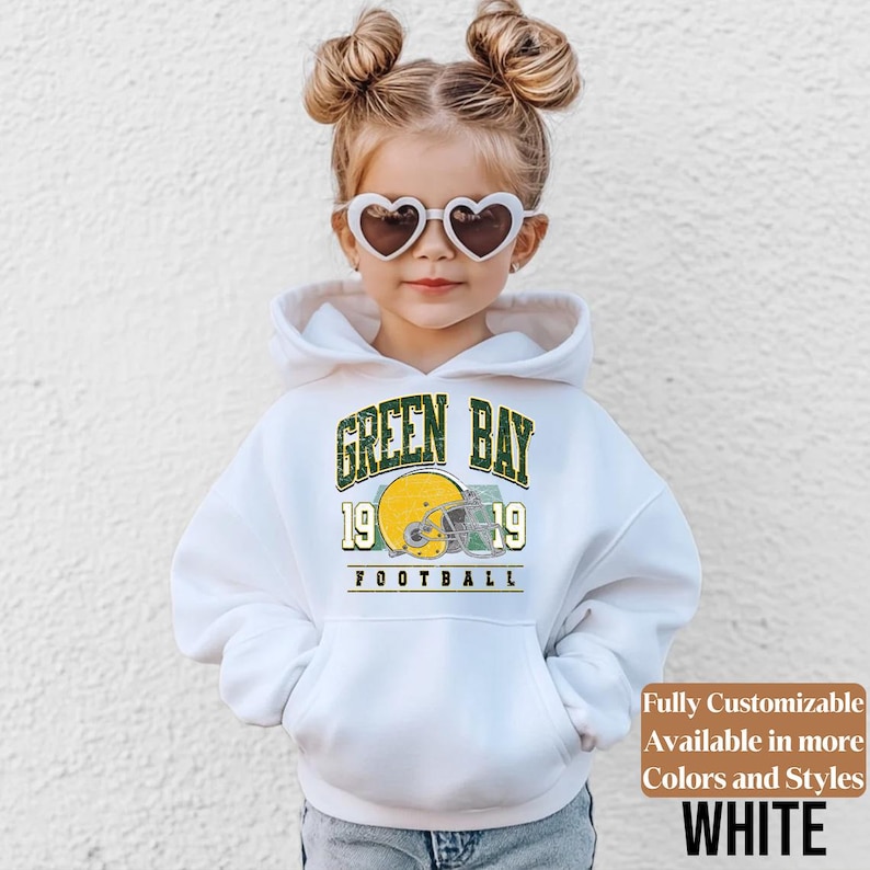 Green Bay Kids Vintage Sweatshirt Style 06
