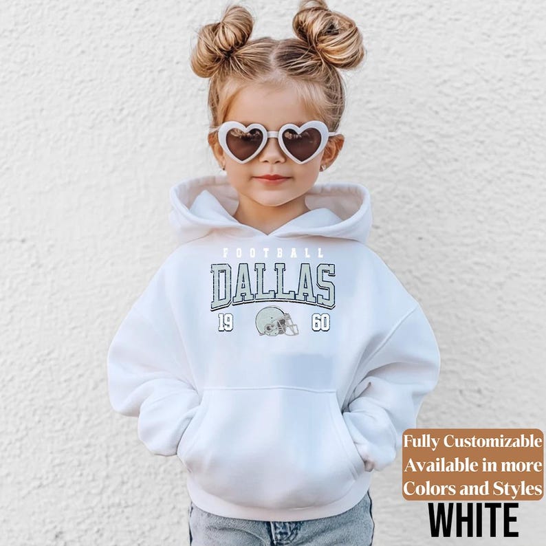 Dallas Kids Vintage Sweatshirt Style 05