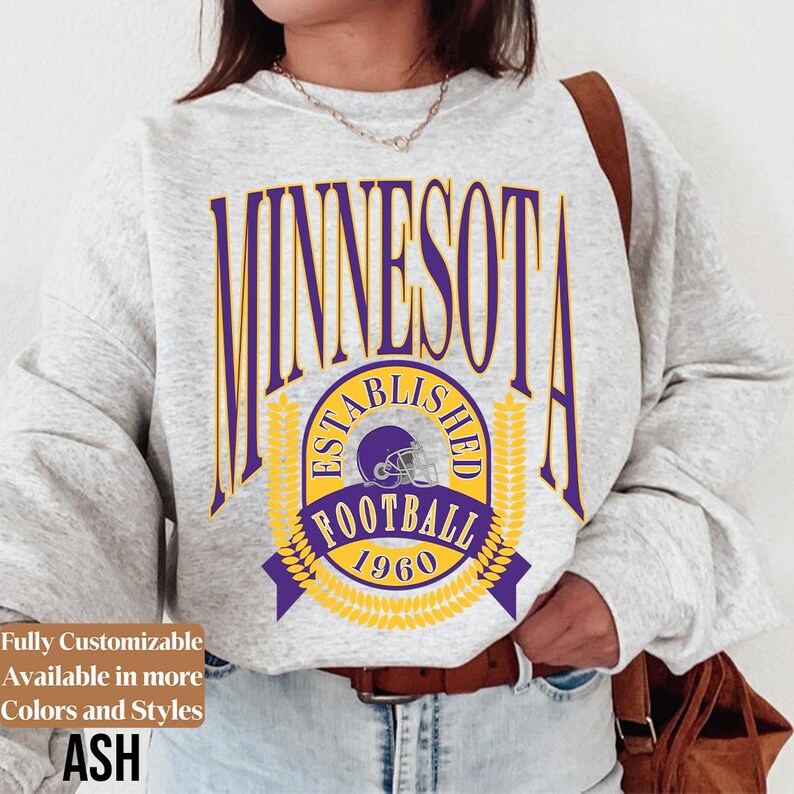 Vintage Minnesota Football Sweatshirt · Style 04