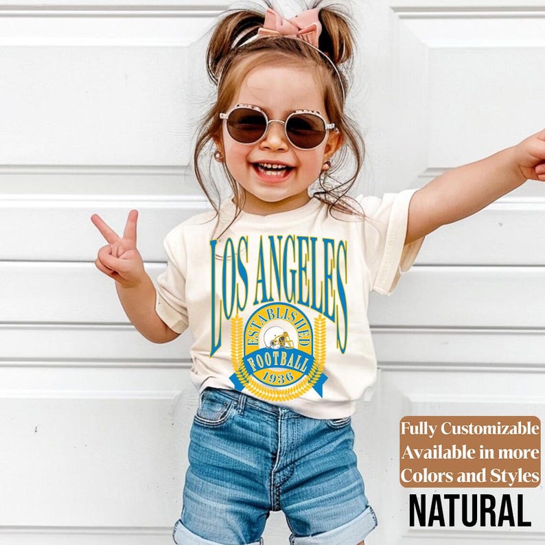 Los Angeles Vintage Kids Toddler T-Shirt · Style 06