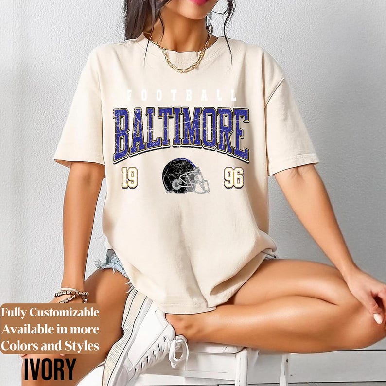Comfort Colors Vintage Baltimore adults shirt style 7