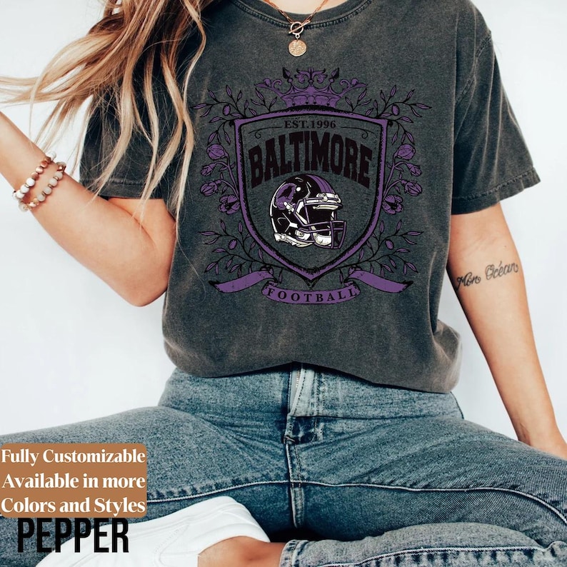 Comfort Colors Vintage Baltimore adults shirt style 11