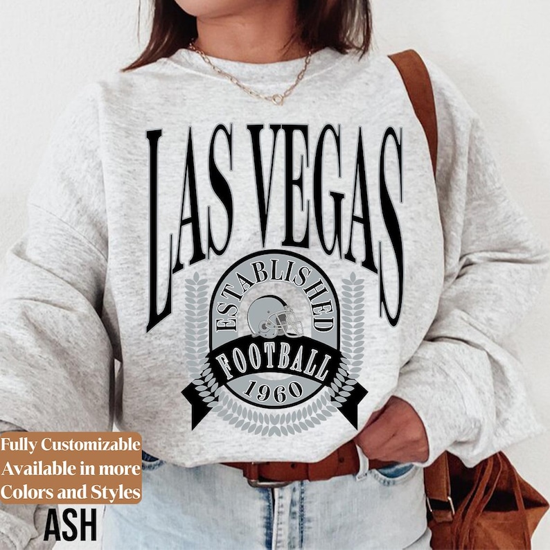 Vintage Las Vegas Football Sweatshirt · Style 05