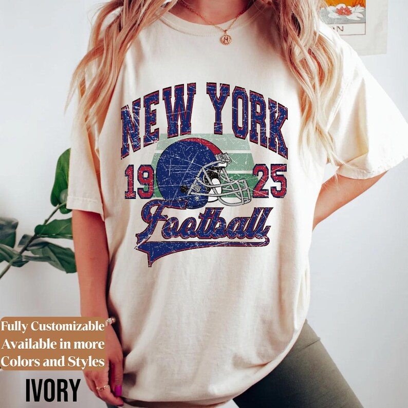 Comfort Colors Vintage New York Football adults shirt style 03
