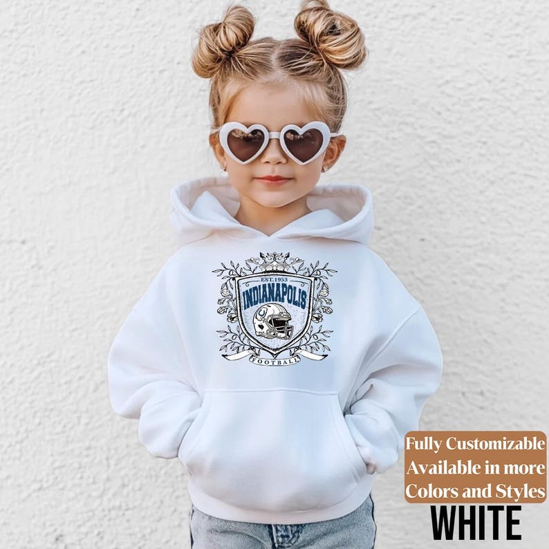Indianapolis Kids Vintage Sweatshirt Style 03
