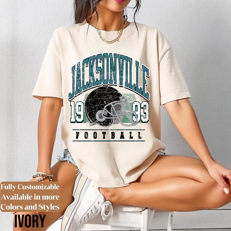 Comfort Colors Jacksonville Football Shirt Style 05
