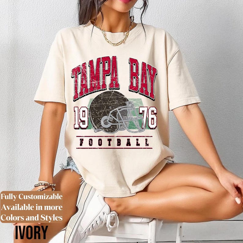 Comfort Colors Vintage Tampa Bay Football adults shirt style 08