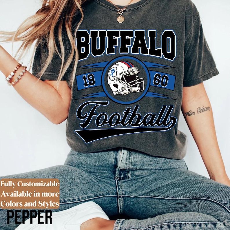 Comfort Colors Vintage Buffalo adults shirt style 7