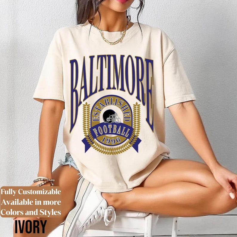 Comfort Colors Vintage Baltimore adults shirt style 9