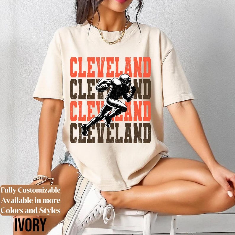 Comfort Colors Vintage Cleveland adults shirt style 07