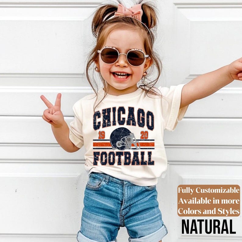 Chicago kids football shirt style 06