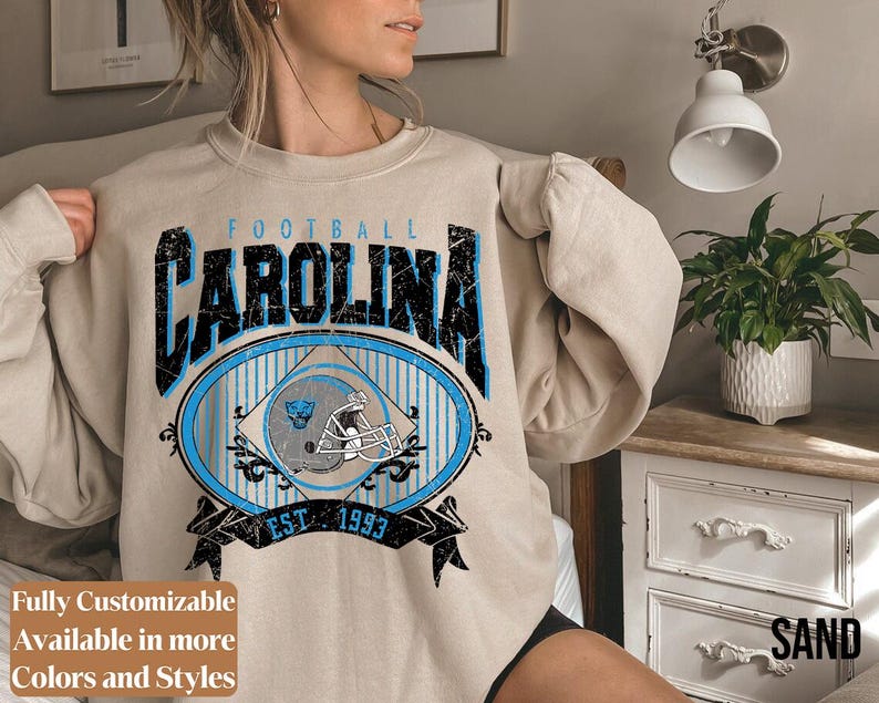 Vintage Carolina Football adults sweatshirt style 7
