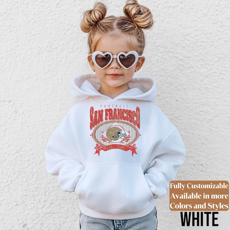 San Francisco Football kids sweatshirt style 03