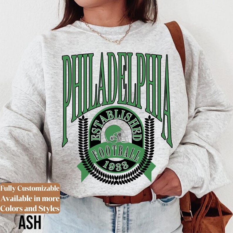 Vintage Philadelphia Football adults sweatshirt style 07