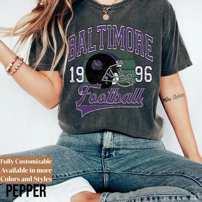 Comfort Colors Vintage Baltimore adults shirt style 2