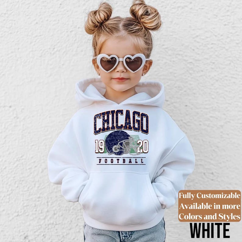 Chicago Football kids sweatshirt style 06