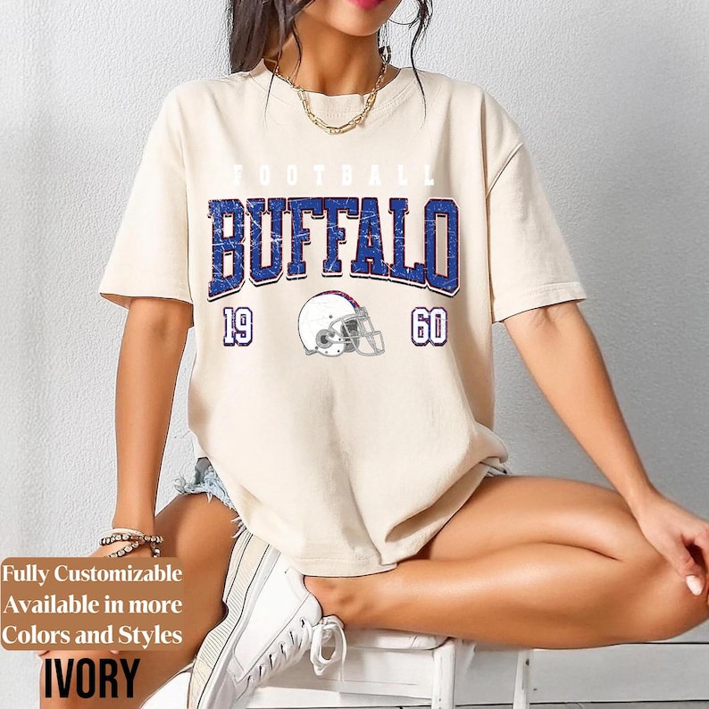 Comfort Colors Vintage Buffalo adults shirt style 10