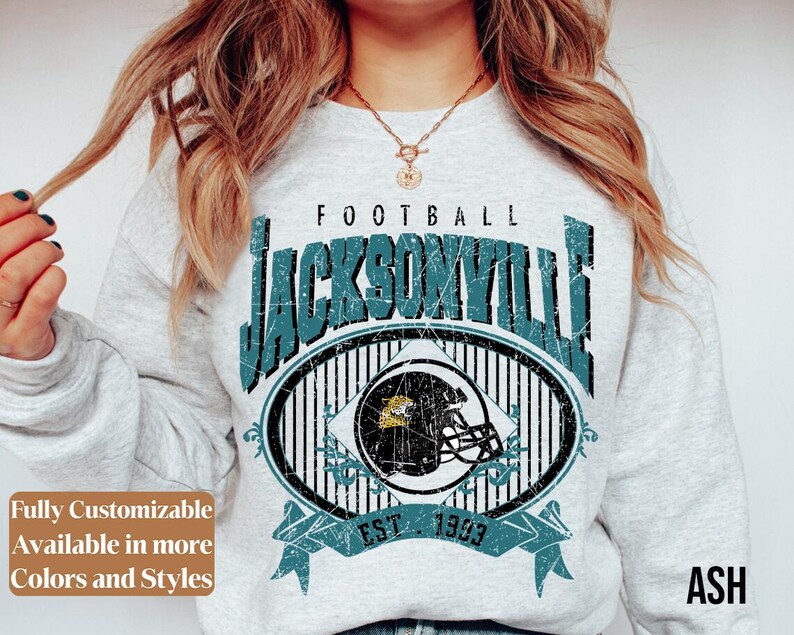 Vintage Jacksonville Football Sweatshirt Style 03
