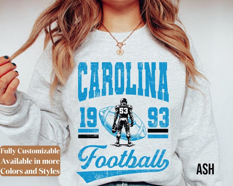 Vintage Carolina Football adults sweatshirt style 1