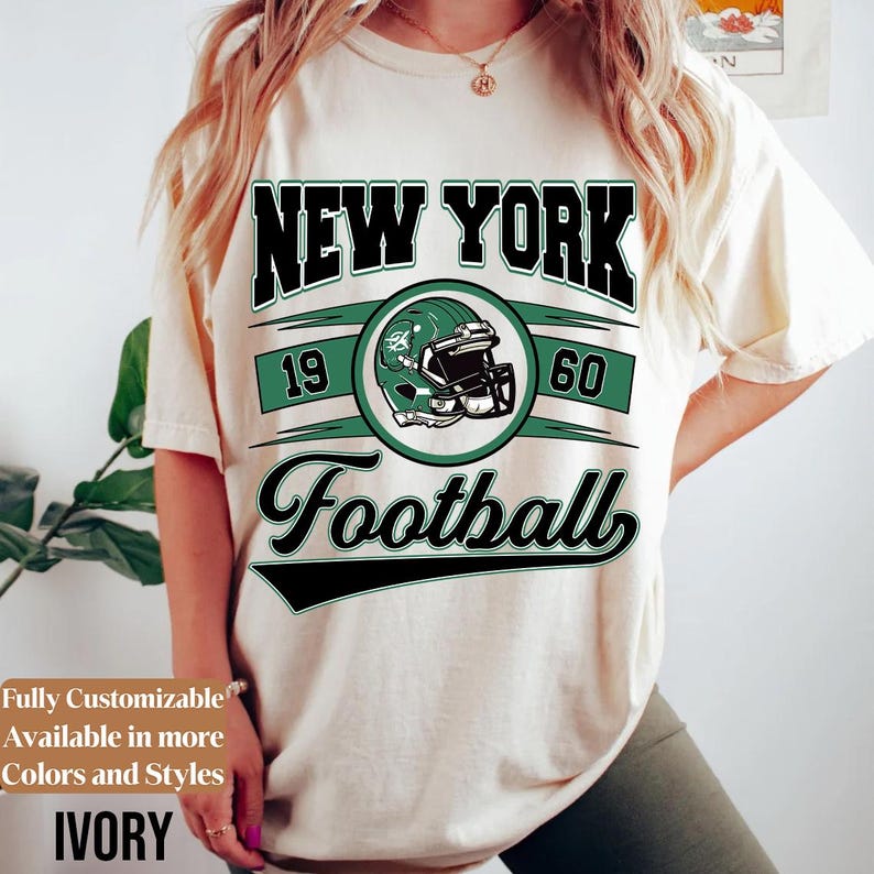 Comfort Colors Vintage New York Football adults shirt style 04