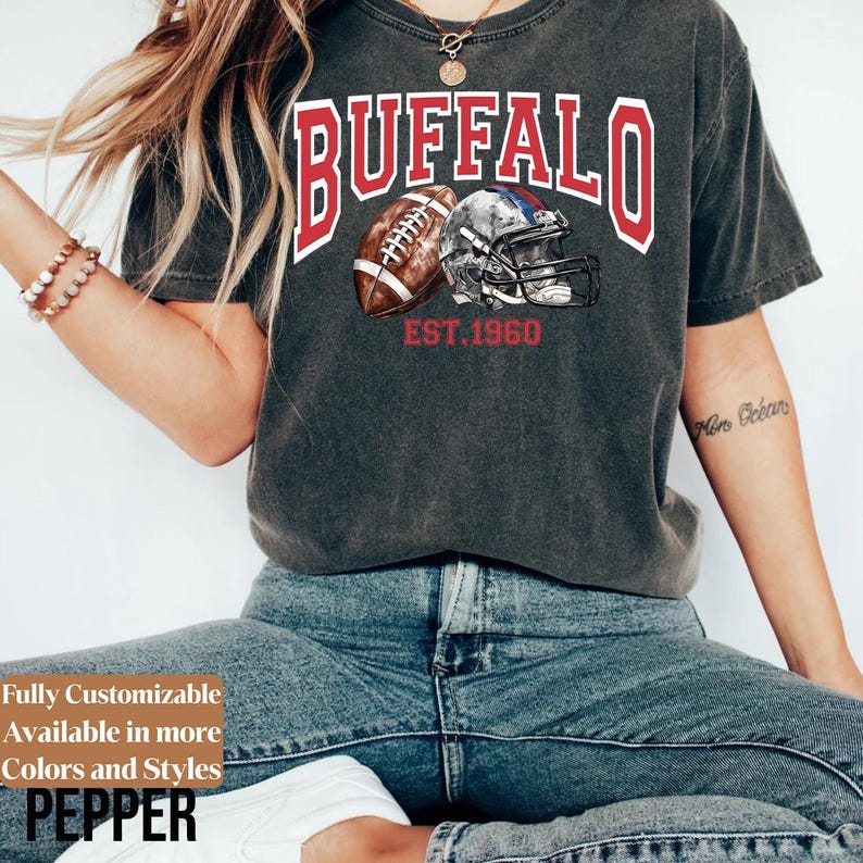 Comfort Colors Vintage Buffalo adults shirt style 15