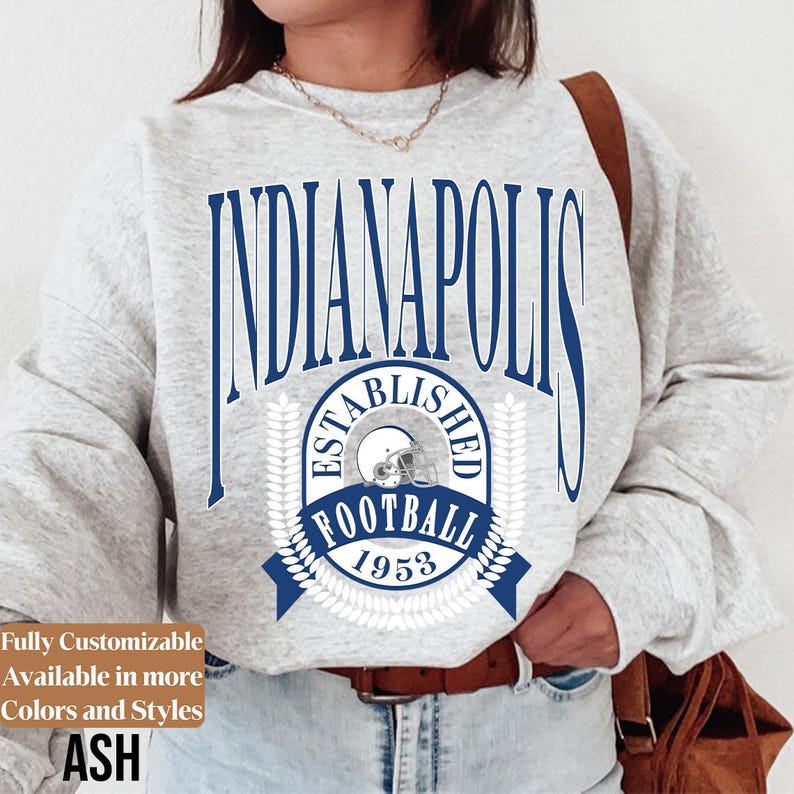 Vintage Indianapolis Football Sweatshirt Style 05