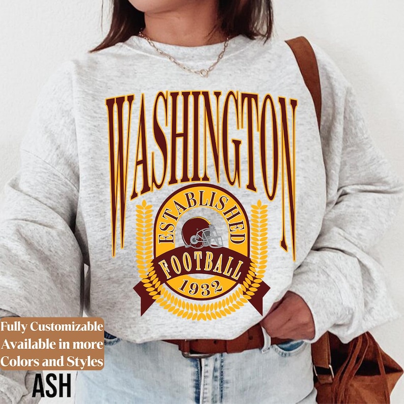 Vintage Washington Football adults sweatshirt style 04