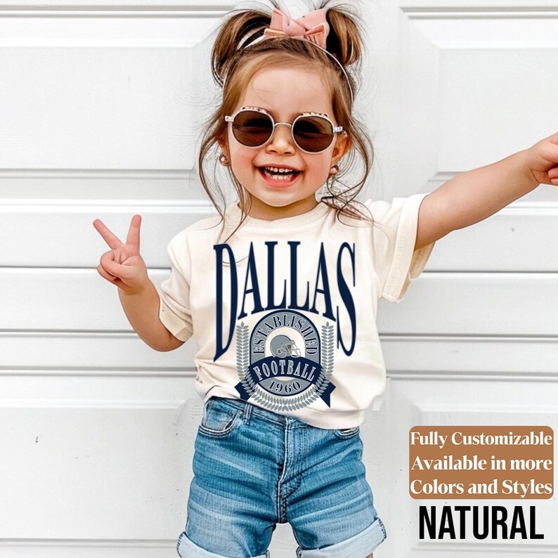Dallas Kids Vintage Tee Style 12