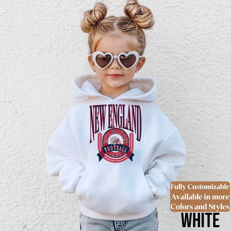 New England Football kids sweatshirt style 06