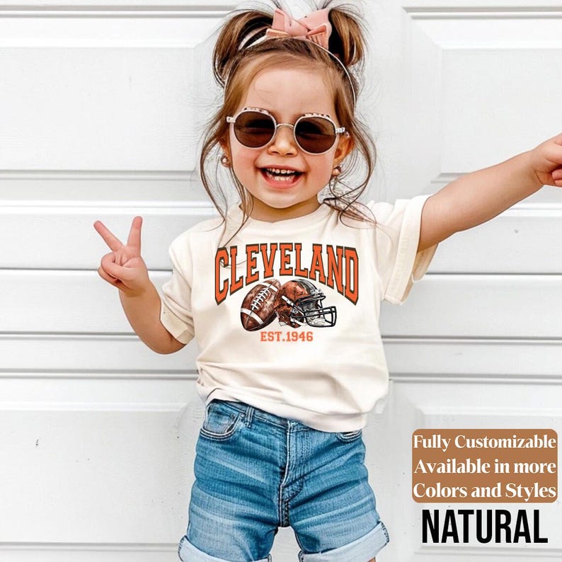 Cleveland kids football shirt style 13