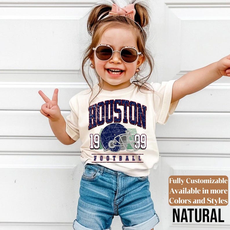 Houston Kids Vintage Tee Style 01