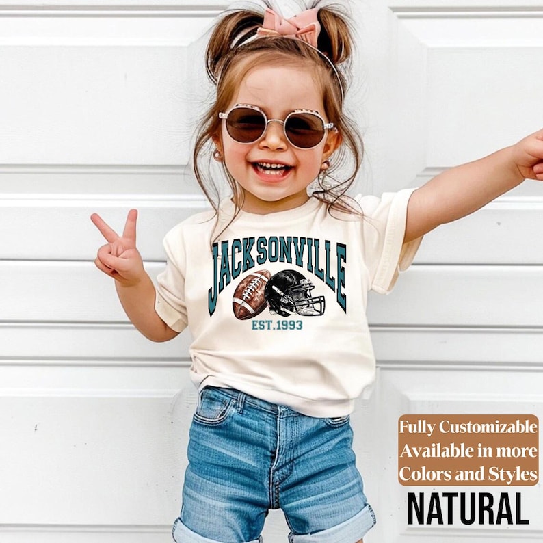 Jacksonville Kids Football Shirt Style 16