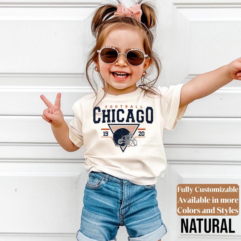 Chicago kids football shirt style 09