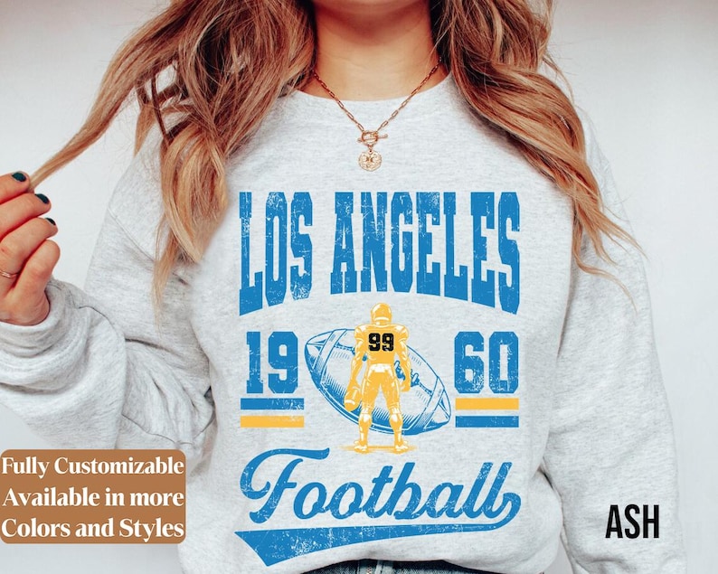 Vintage Los Angeles Football Sweatshirt · Style 01