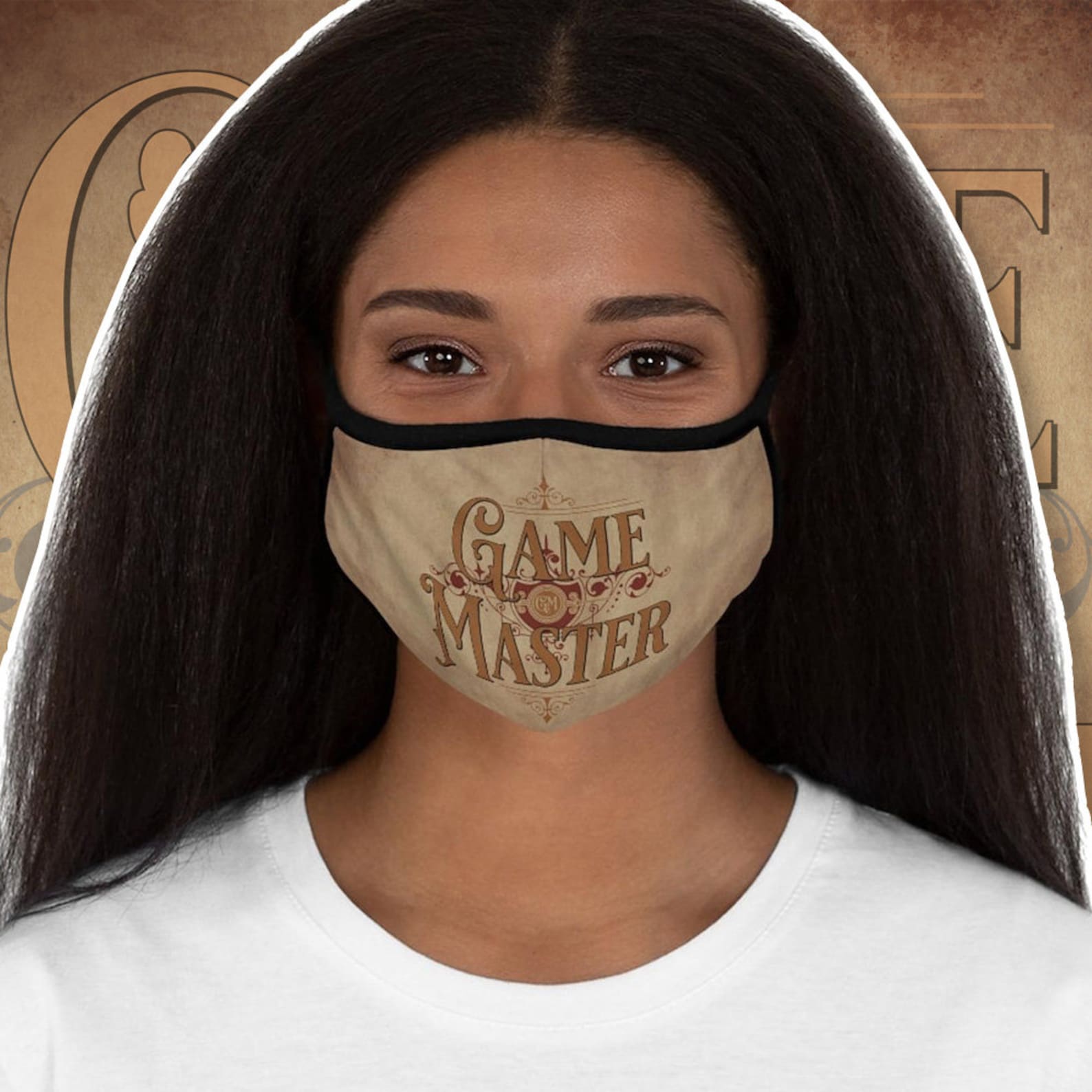 Gamemaster Fitted Polyester Face Mask Etsy