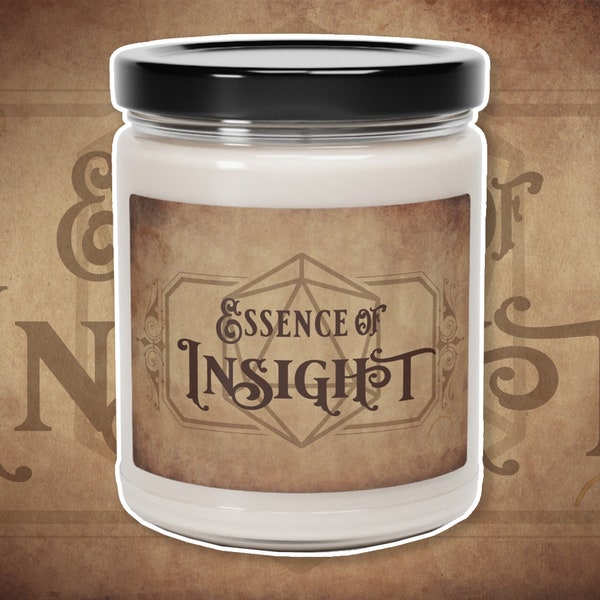 Dungeons and Dragons Gift Scented Candle Gift, Roleplaying Gamer Gift, Geek Gift